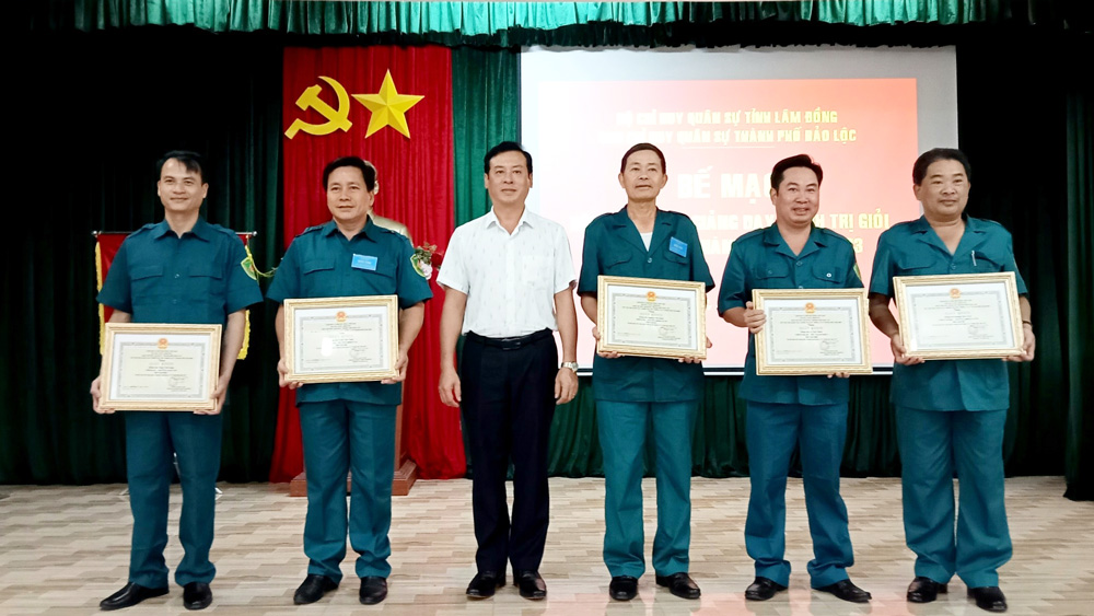 Bảo Lộc: Hội thi Cán bộ giảng dạy chính trị giỏi trong lực lượng vũ trang