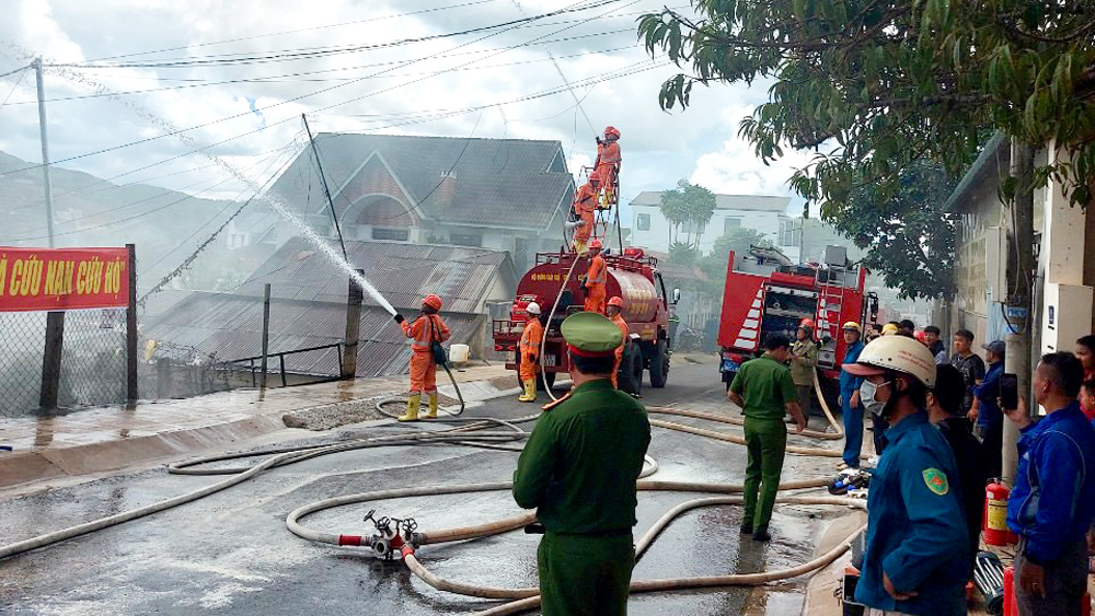 Lạc Dương: Đẩy mạnh công tác phòng cháy, chữa cháy và cứu nạn cứu hộ