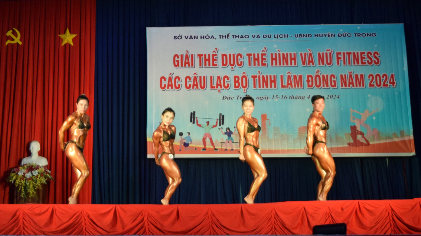 Giải thể dục thể hình và nữ fitness các câu lạc bộ tỉnh Lâm Đồng năm 2024