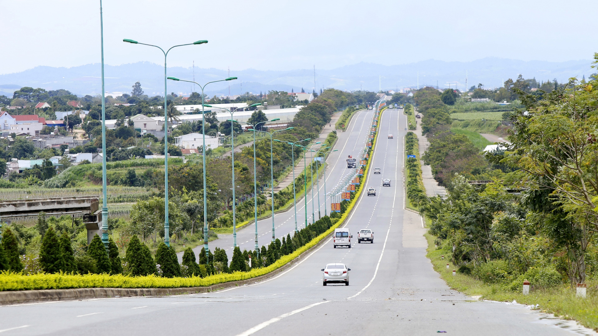 Cao tốc Liên Khương - Prenn dài gần 20km hiện là tuyến cao tốc duy nhất tại Lâm Đồng