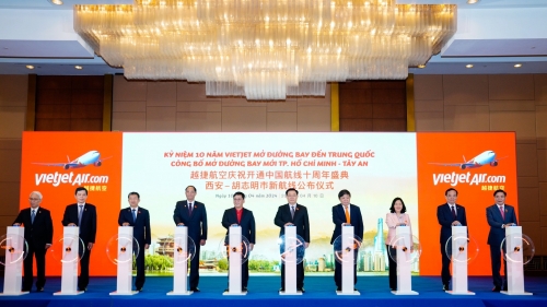 Vietjet công bố đường bay mới TP Hồ Chí Minh – Tây An (Trung Quốc)