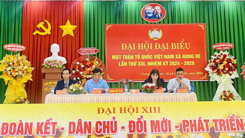 Di Linh: 100% các xã, thị trấn tổ chức thành công Đại hội đại biểu MTTQ Việt Nam nhiệm kỳ 2024 - 2029