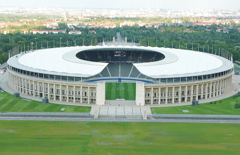 Sân vận động Olympia tại Berlin với trên 74,4 ngàn chỗ ngồi sẽ là nơi diễn ra trận chung kết Euro 2024