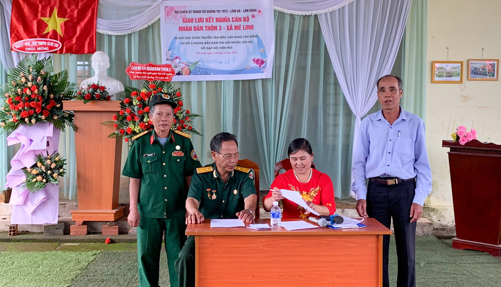 Hội đẩy mạnh các hoạt động giao lưu, kết nghĩa, tăng cường tình đoàn kết giữa các hội viên