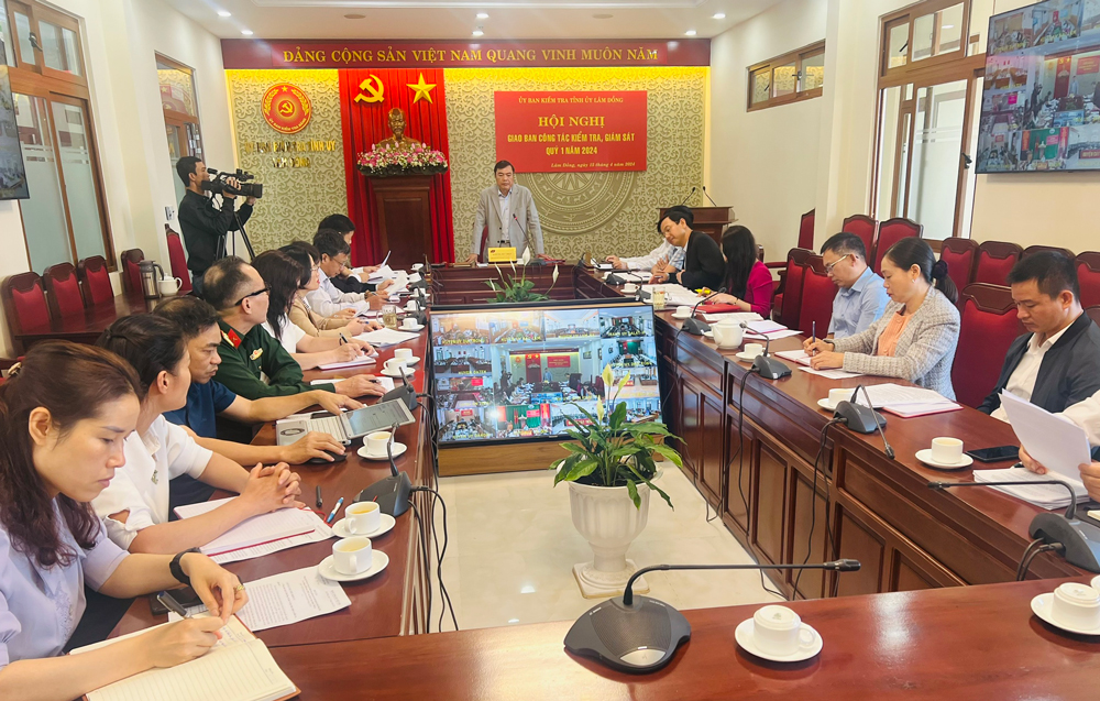 Giao ban công tác kiểm tra, giám sát Quý I/2024