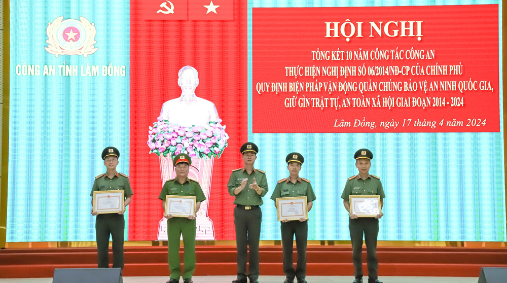 Công an Lâm Đồng tổng kết 10 năm thực hiện Nghị định 06 của Chính phủ