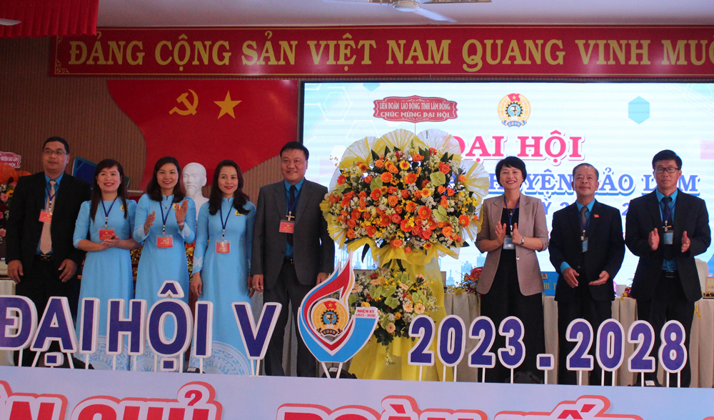 Đại hội Công đoàn cấp huyện đầu tiên ở Lâm Đồng