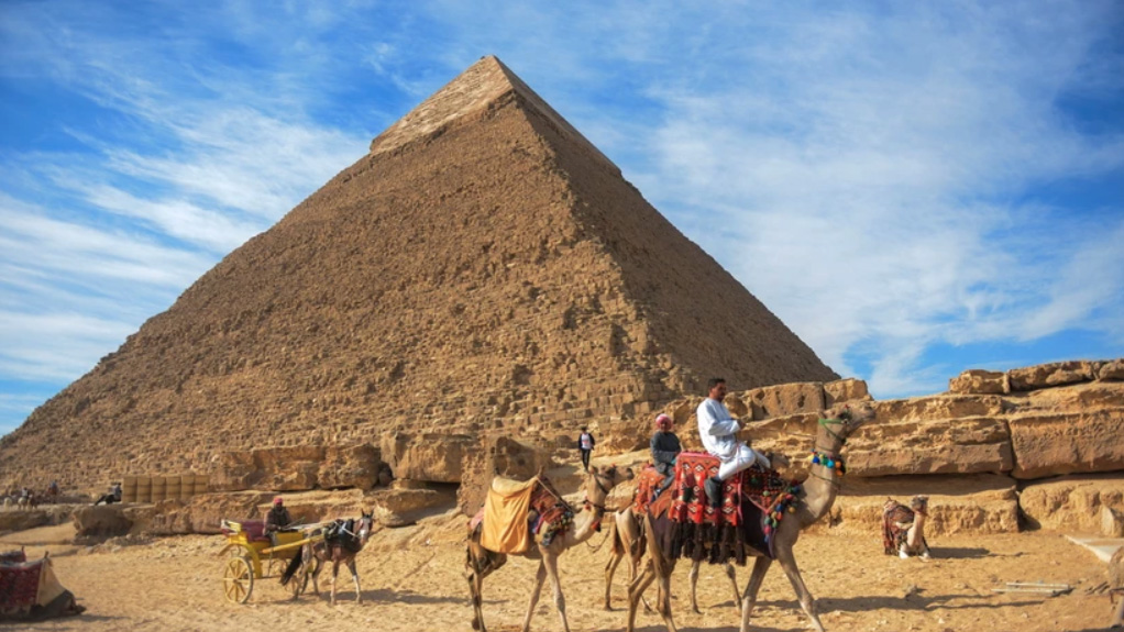 Kim tự tháp Khafre tại Giza, Cairo, Ai Cập