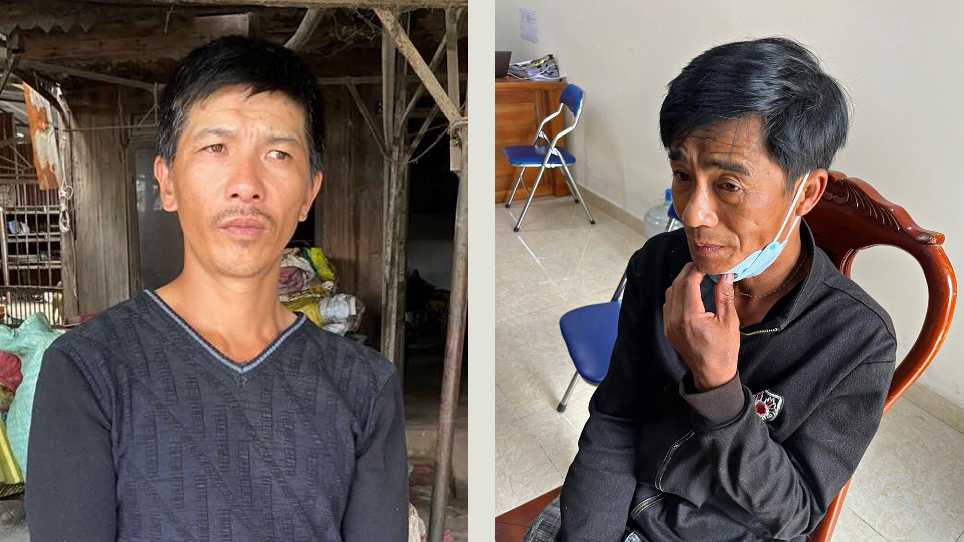Hai đối tượng Nguyễn Bá Đảm và Đỗ Văn Vinh bị Công an khởi tố về hành vi trộm cắp tài sản