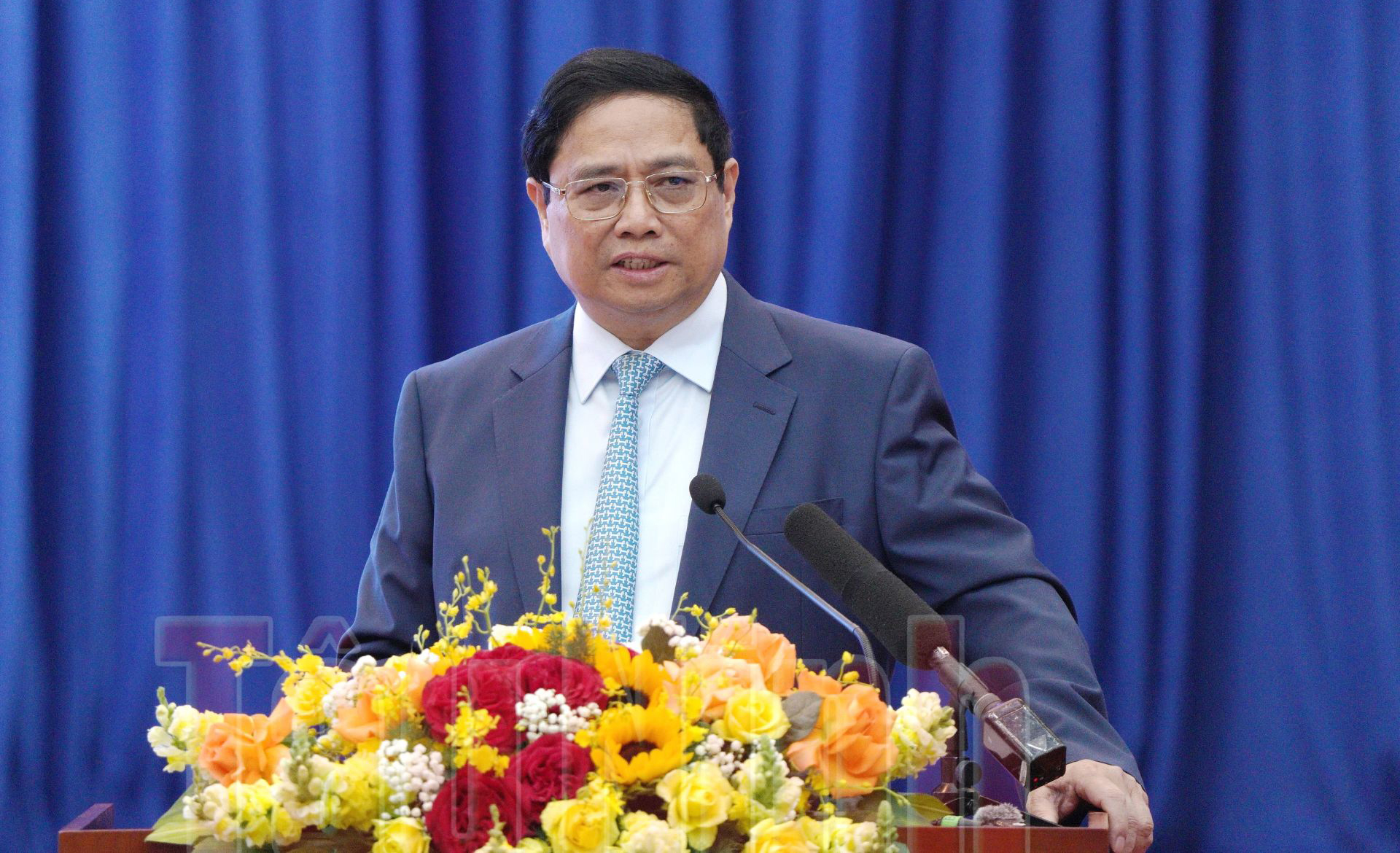 Thủ tướng Chính phủ Phạm Minh Chính - Chủ tịch Hội đồng điều phối vùng Đông Nam Bộ phát biểu mở đầu hội nghị