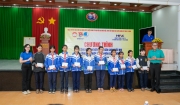 Trao tặng sân chơi và học bổng cho thiếu nhi khó khăn huyện Di Linh