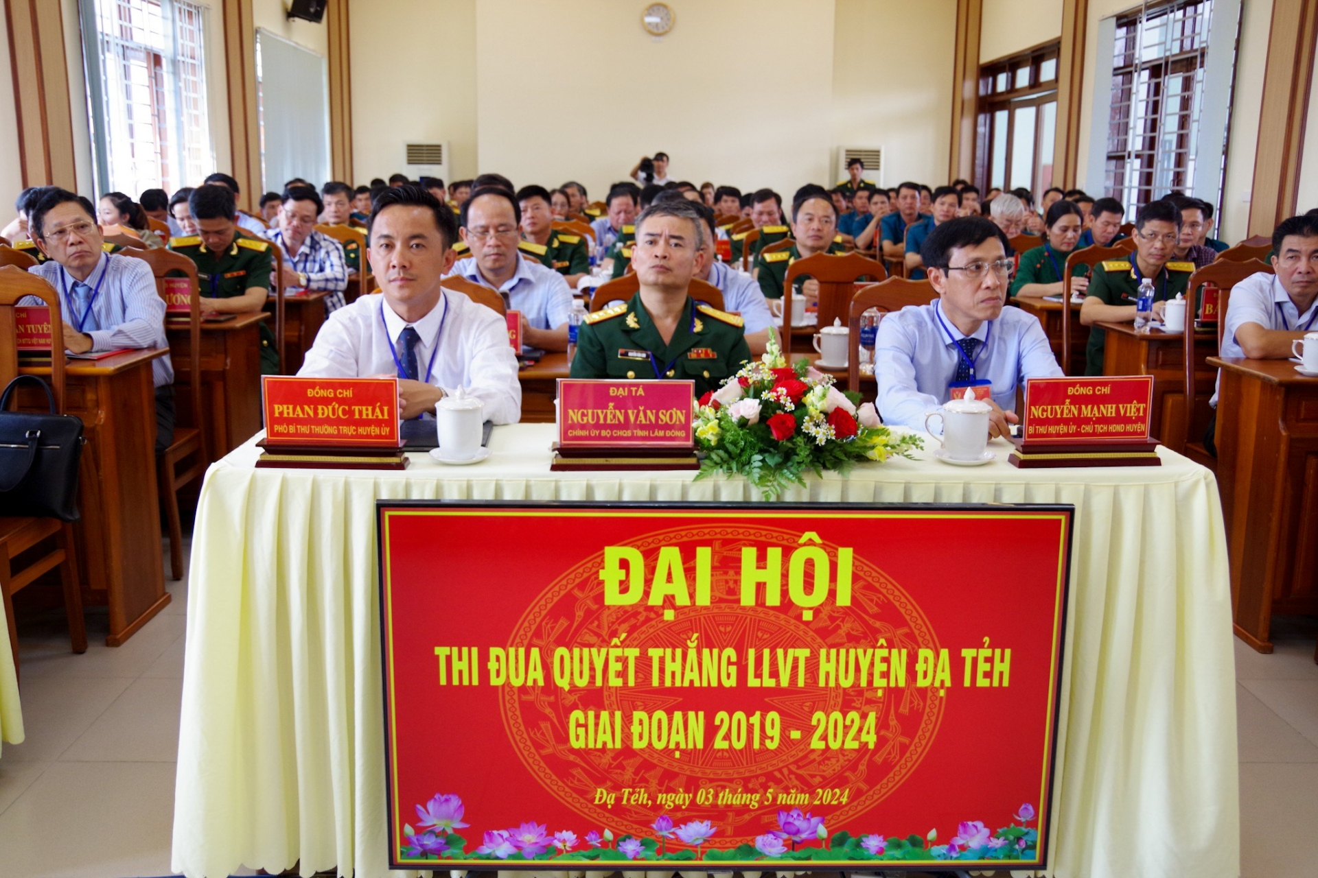 Lực lượng vũ trang huyện Đạ Tẻh tổ chức thành công Đại hội Thi đua Quyết thắng