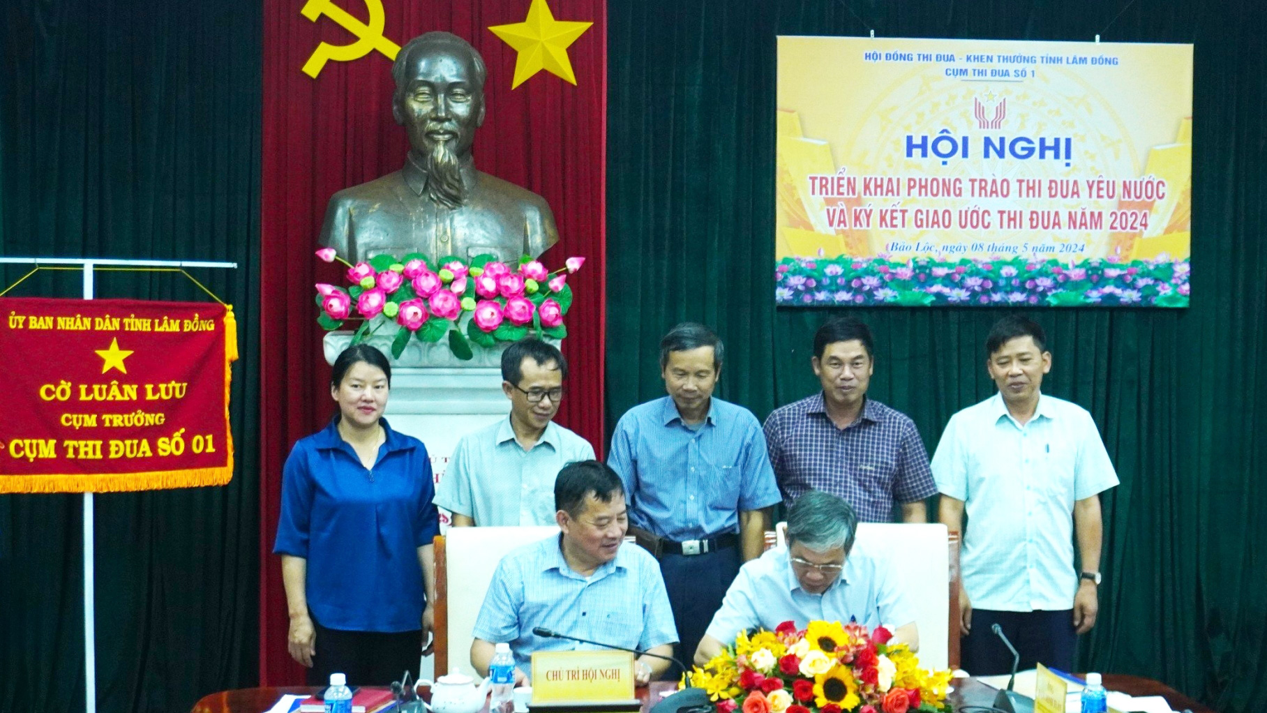 Cụm Thi đua số 1 tỉnh Lâm Đồng ký kết giao ước thi đua năm 2024