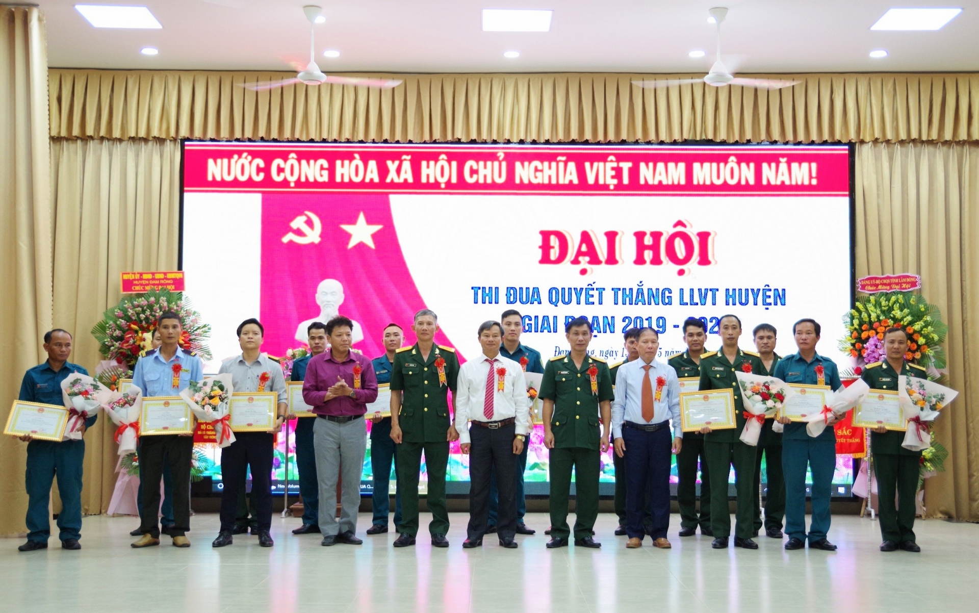 LLVT huyện Đam Rông tổ chức thành công Đại hội Thi đua Quyết thắng nnhiệm kỳ 2019 - 2024