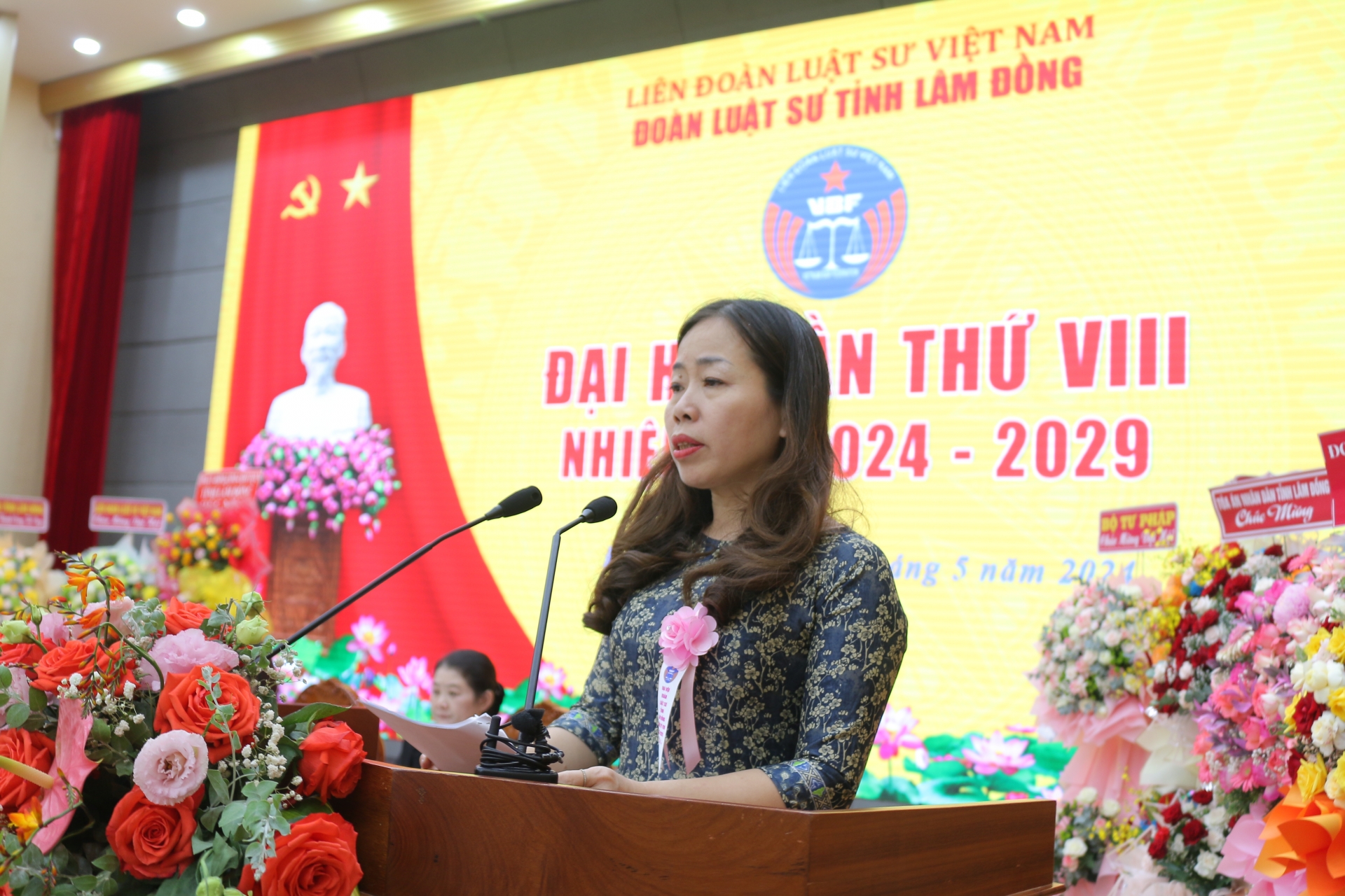 bà Đặng Kim Thoa – Phó Cục trưởng Cục Bổ trợ Tư pháp, Bộ Tư pháp