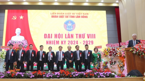 Đại hội Đoàn Luật sư tỉnh Lâm Đồng lần thứ VIII, nhiệm kỳ 2024 - 2029