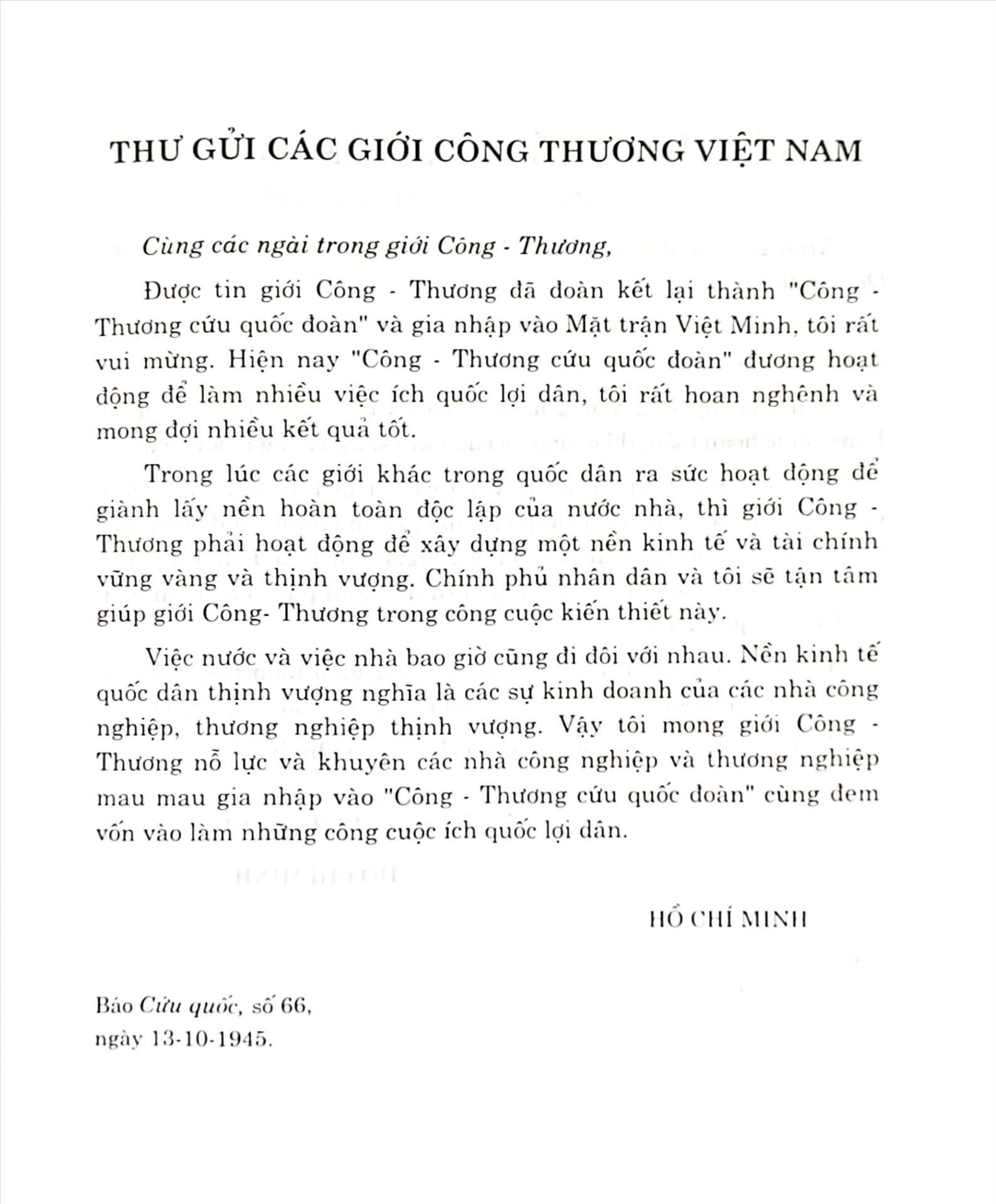 Ảnh: Hồ Chí Minh toàn tập, tập 4, trang 49 - NXB Chính trị Quốc gia, năm 2009