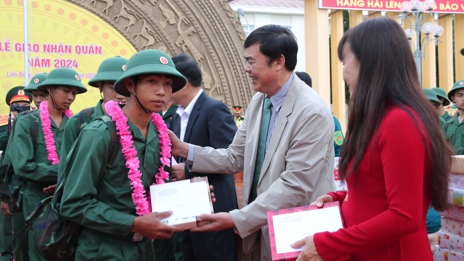 Huyện Lâm Hà luôn thực hiện tốt và đảm bảo số lượng giao quân hàng năm