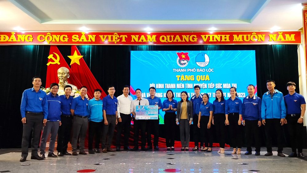 Thành Đoàn Bảo Lộc triển khai các hoạt động tiếp sức mùa thi năm 2023