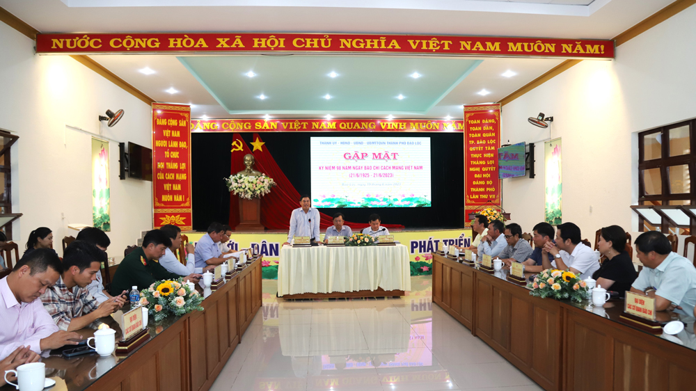 Bảo Lộc tổ chức gặp mặt các cơ quan báo chí