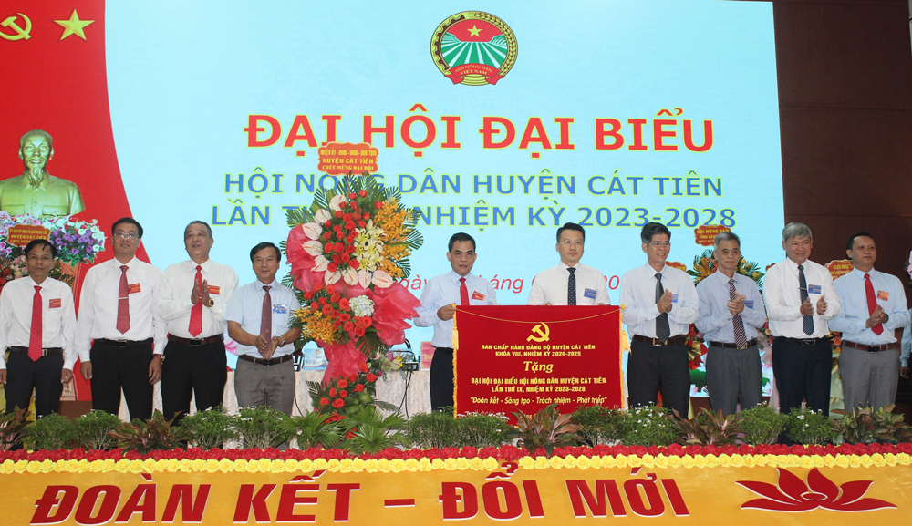 Đại hội Đại biểu Hội Nông dân huyện Cát Tiên lần thứ IX, nhiệm kỳ 2023 – 2028