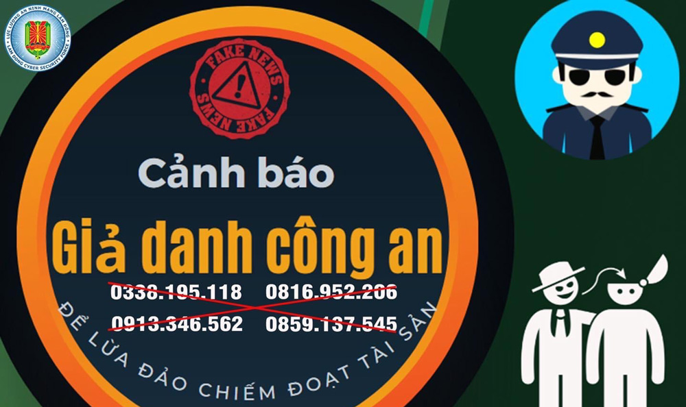 Cảnh báo giả danh cán bộ phòng an ninh mạng công an tỉnh Lâm Đồng
