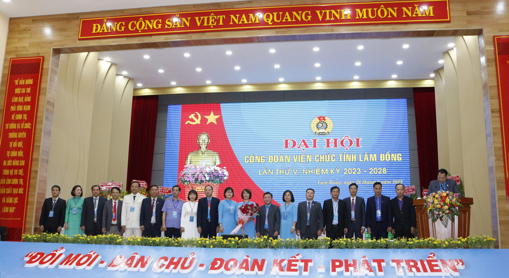 Đại hội Công đoàn Viên chức tỉnh Lâm Đồng lần thứ V, nhiệm kỳ 2023-2028