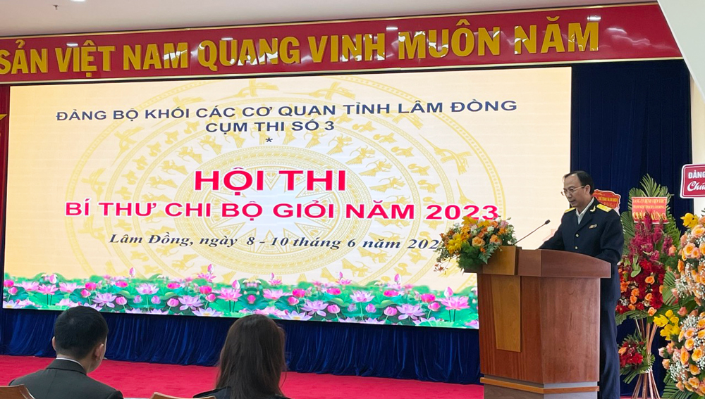 Hội thi Bí thư Chi bộ giỏi Cụm thi số 3