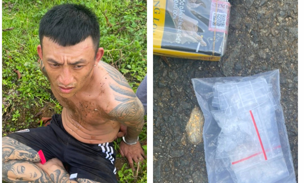 Bảo Lộc: Bắt quả tang đối tượng tàng trữ ma túy và mang theo vật giống súng
