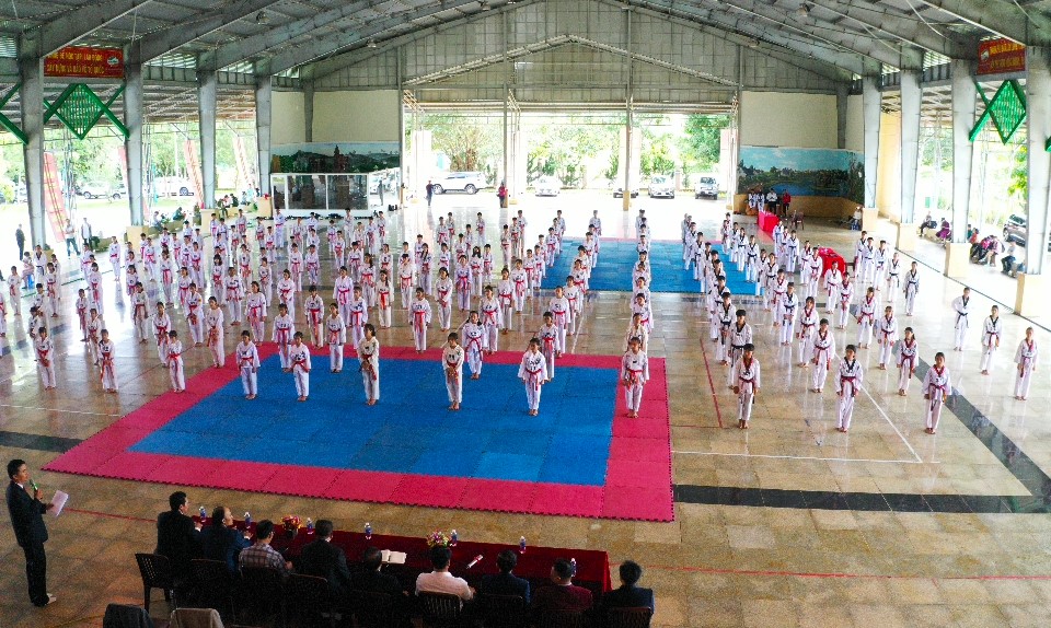 Hơn 170 võ sinh Taekwondo tham dự Kỳ thi thăng đẳng quốc gia năm 2024