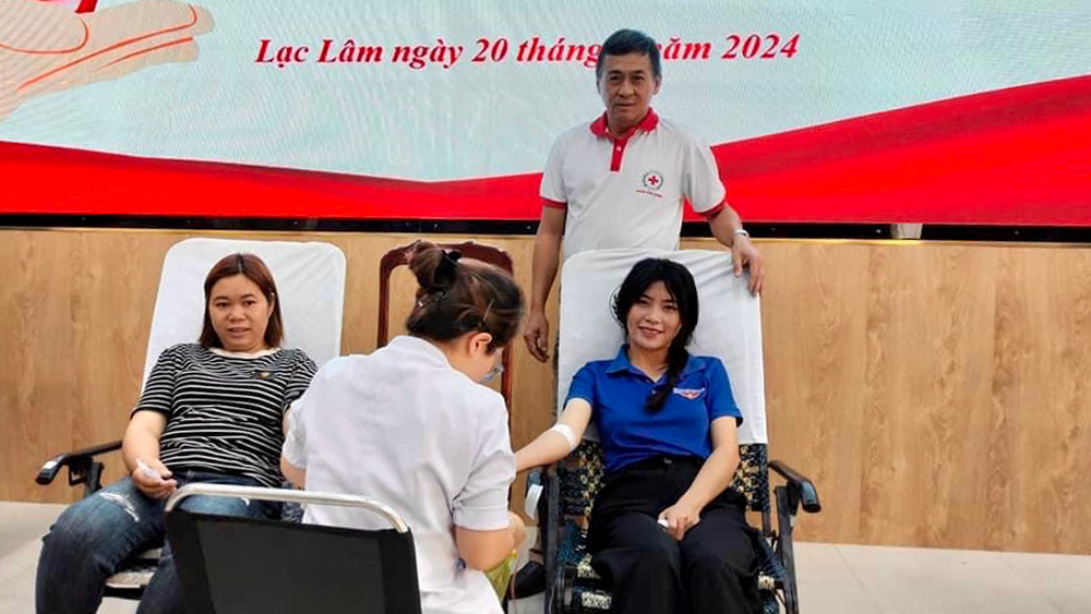 Đơn Dương: Ngày hội ''Giọt máu hồng hè năm 2024'' tiếp nhận 147 đơn vị máu