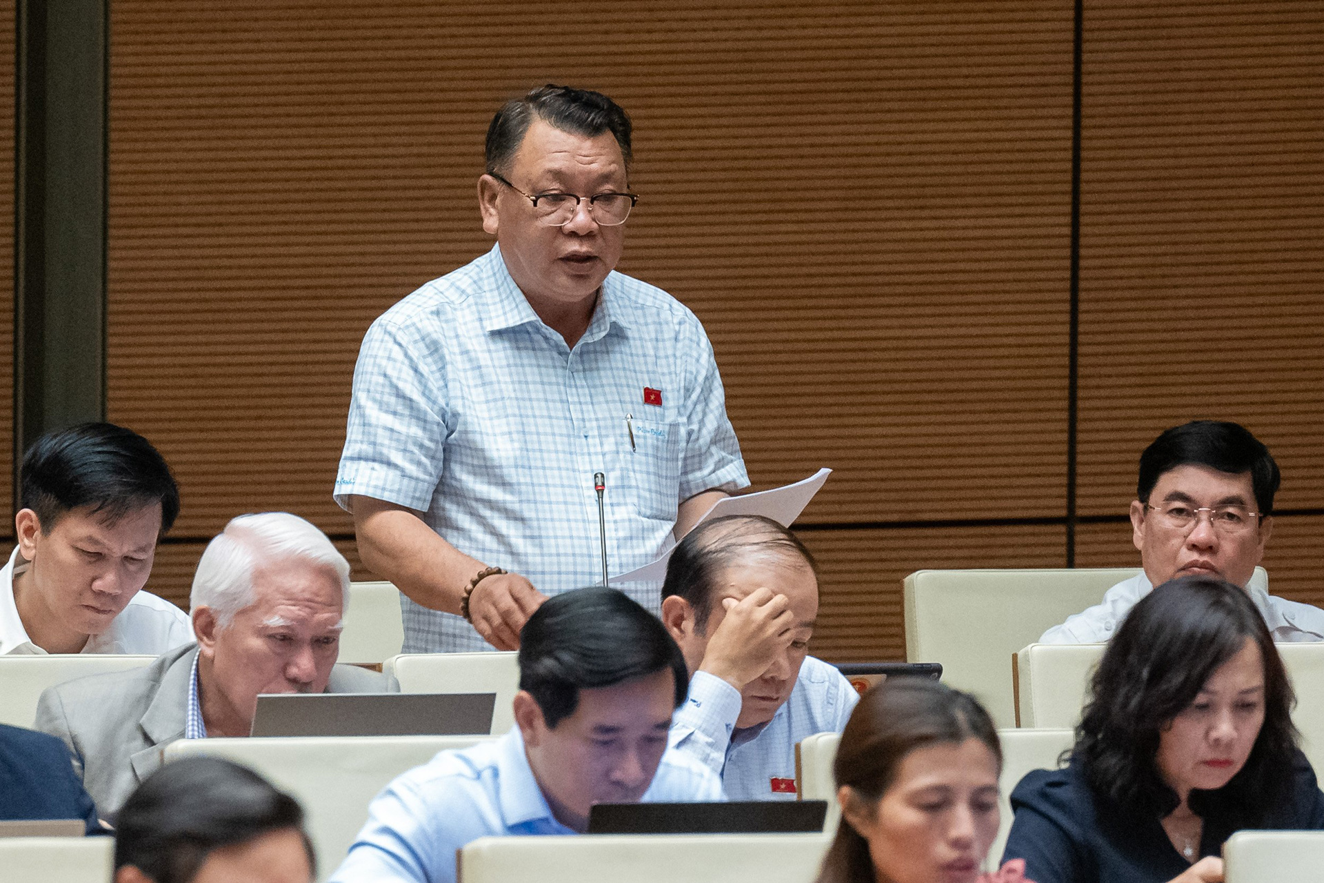 Trên cơ sở ý kiến cử tri Lâm Đồng, đại biểu Nguyễn Tạo đã góp ý về dự thảo 
Luật BHXH (sửa đổi) nhằm hướng đến bảo vệ quyền lợi người lao động