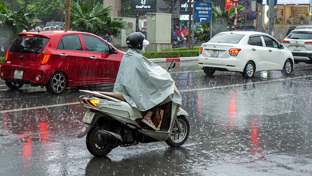 Bắc Bộ, Bắc Trung Bộ có nơi mưa to