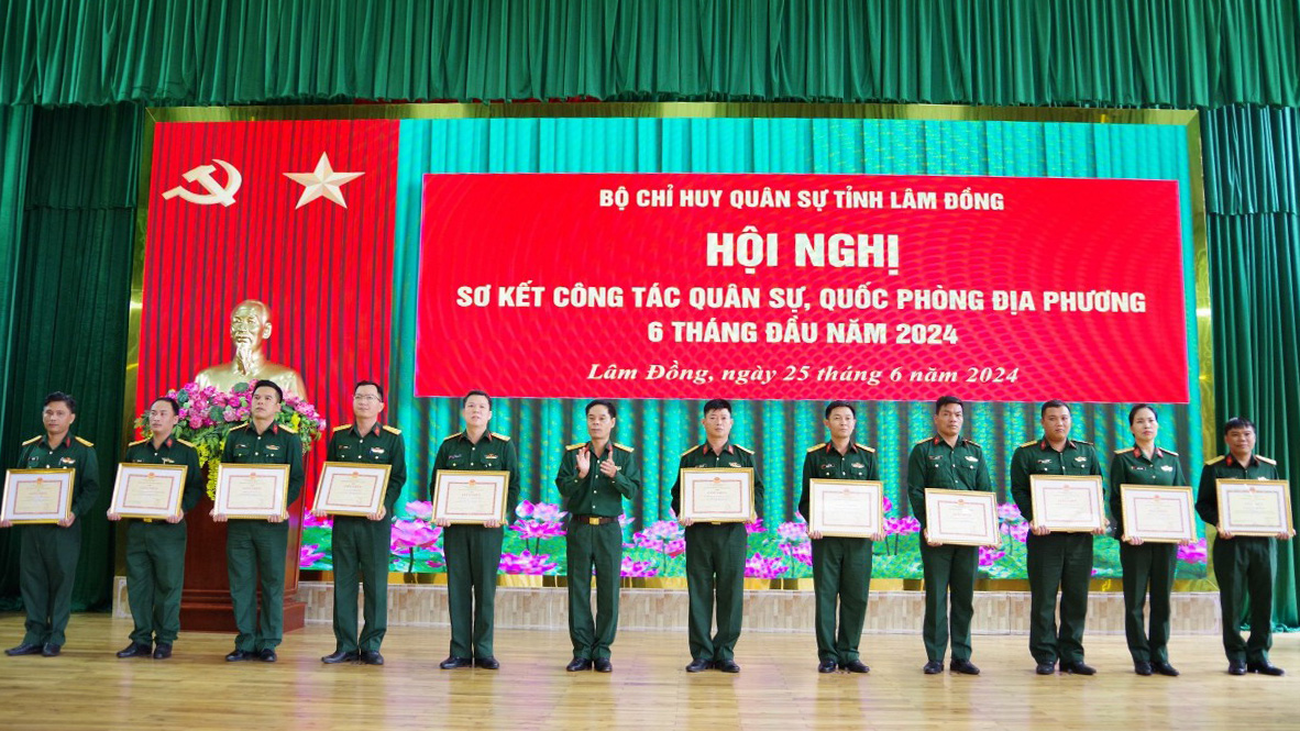 Lâm Đồng hoàn thành tốt công tác quân sự, quốc phòng 6 tháng đầu năm