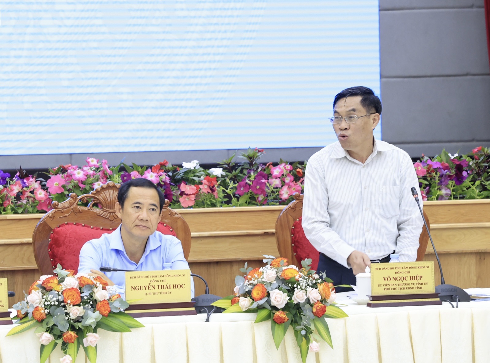 Phó Chủ tịch UBND tỉnh Võ Ngọc Hiệp kết luận các nội dung Hội nghị