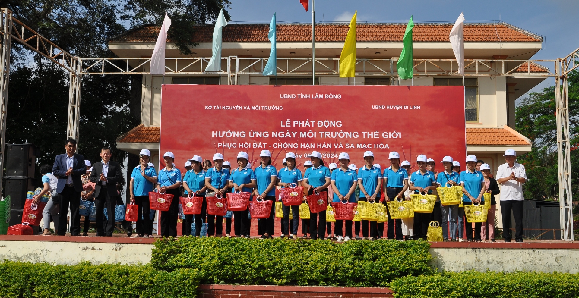 Phát động hưởng ứng Ngày Môi trường thế giới 2024 tại huyện Di Linh