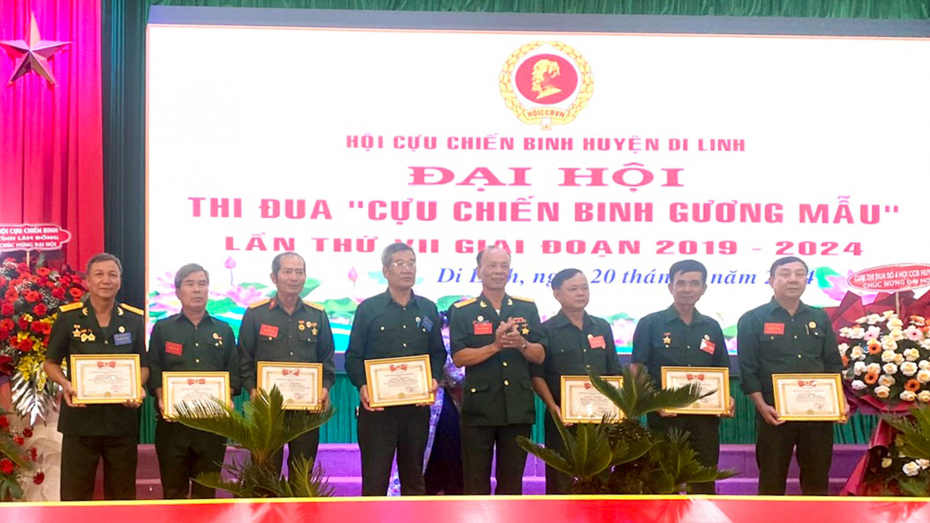 Hội CCB huyện Di Linh tổ chức thành công Đại hội thi đua CCB gương mẫu