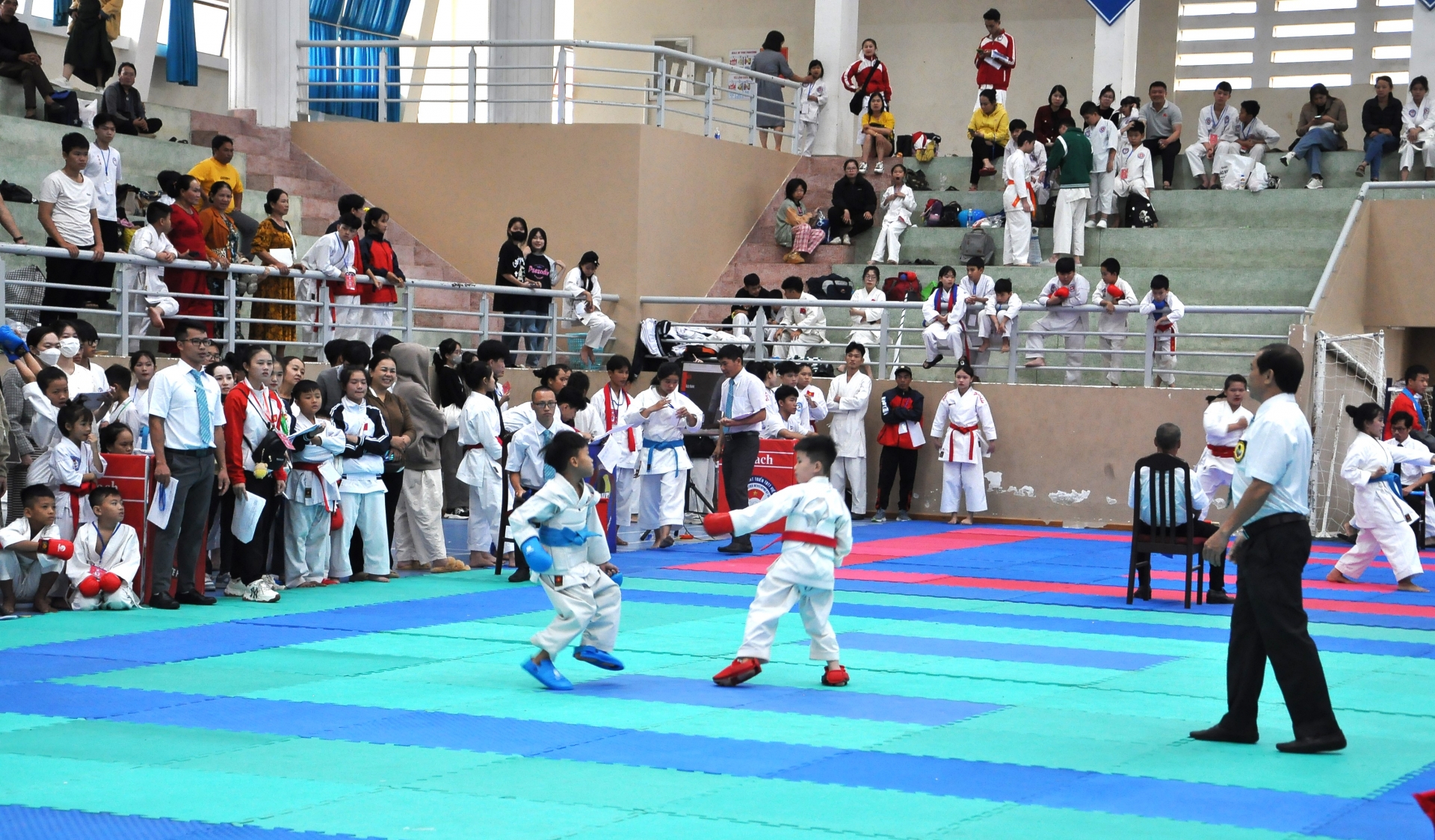 Trên 760 VĐV tranh tài tại Giải Cúp vô địch Karate mở rộng lần IV và Kỳ thi thăng đẳng quốc gia năm 2024