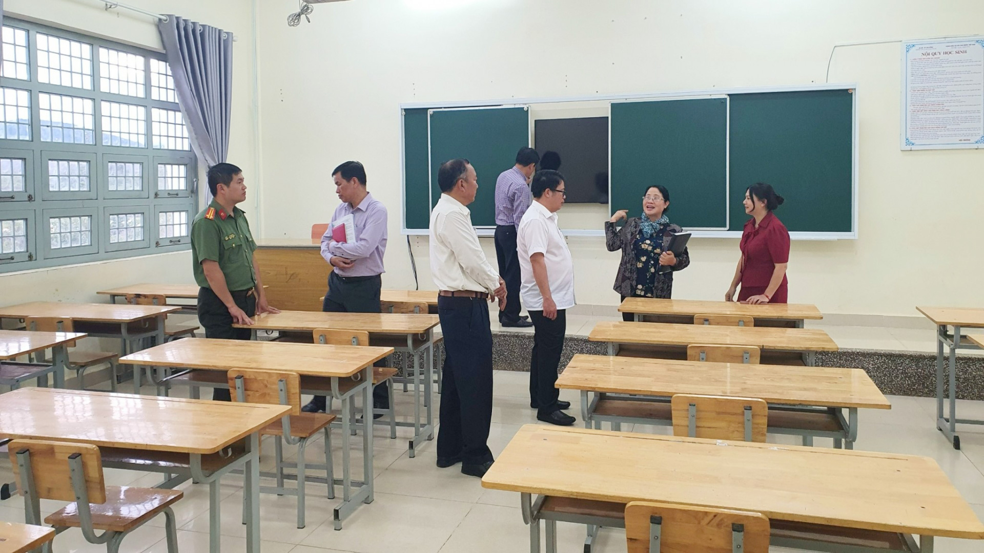 Phó Chủ tịch UBND tỉnh Nguyễn Ngọc Phúc kiểm tra công tác chuẩn bị kỳ thi tốt nghiệp THPT năm 2024