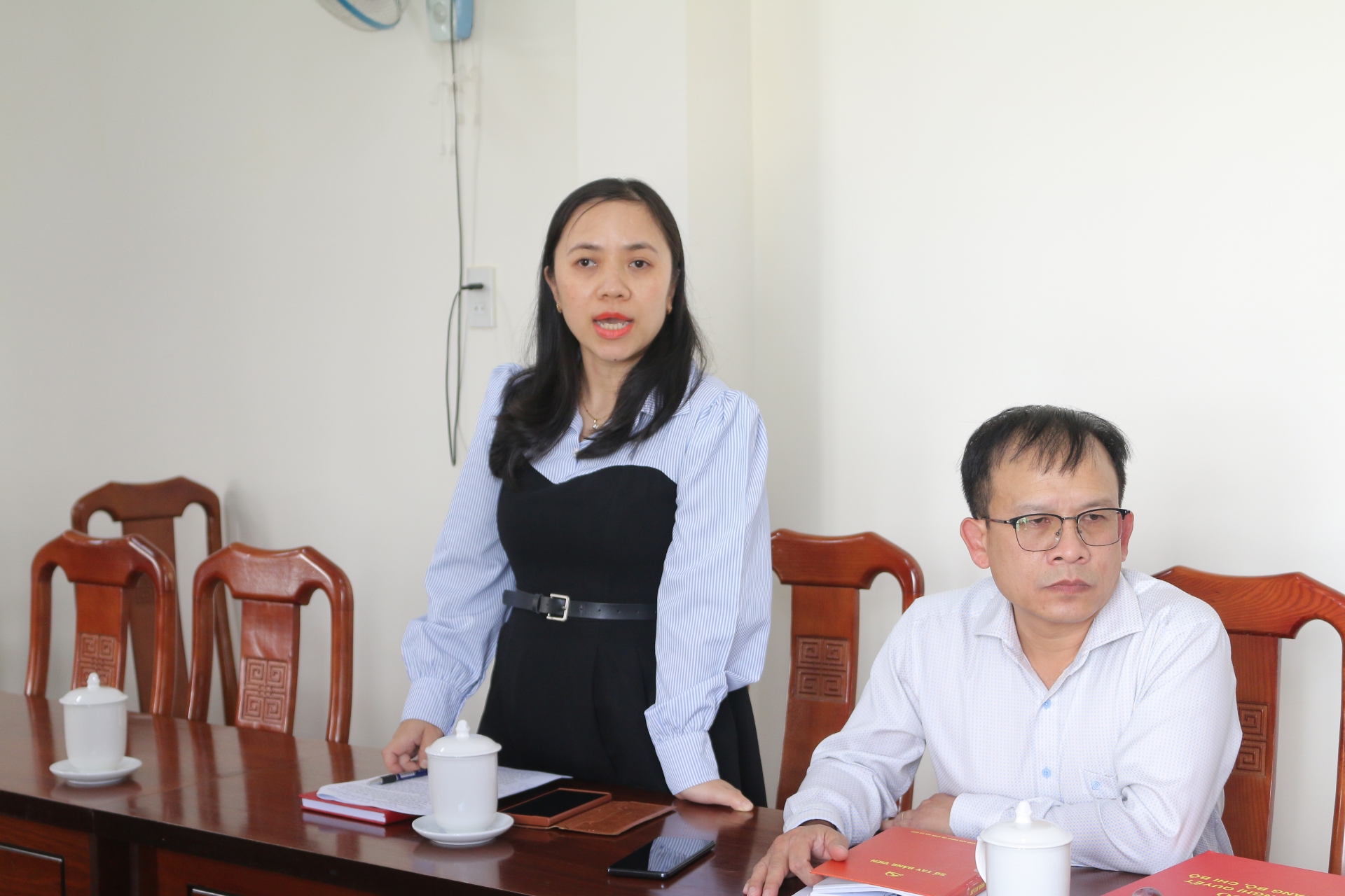 Lãnh đạo Chi hội Nhà báo Báo Lâm Đồng đề xuất ý kiến tại buổi làm việc