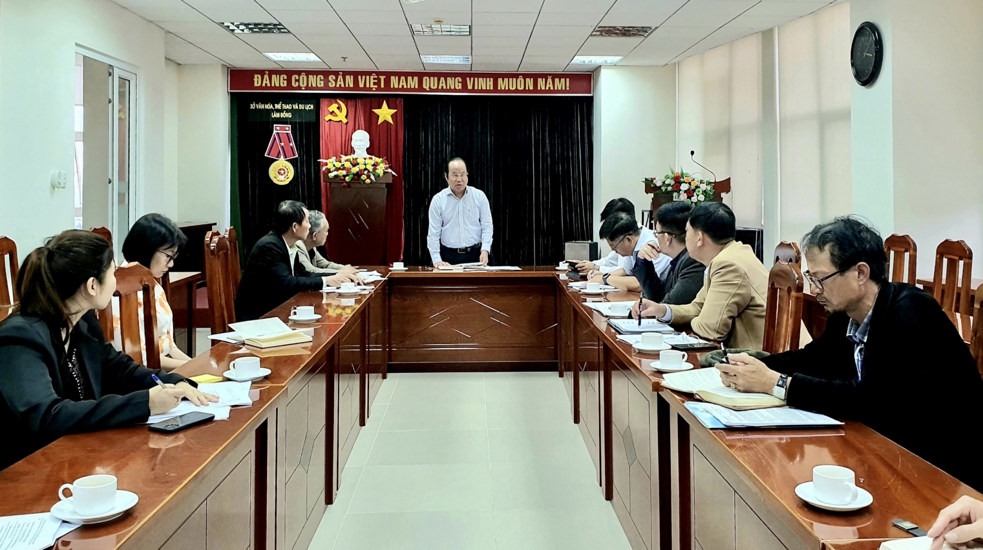 Chương trình làm việc do ông Trần Thanh Hoài – Phó Giám đốc Sở VHTT&DL tỉnh Lâm Đồng chủ trì