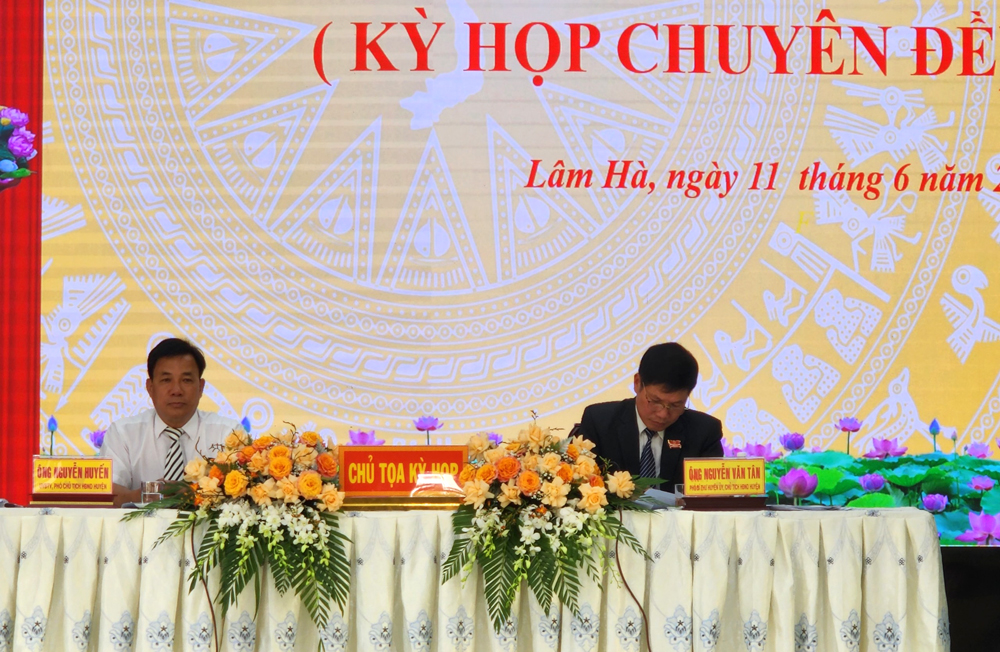 HĐND huyện Lâm Hà tổ chức Kỳ họp chuyên đề