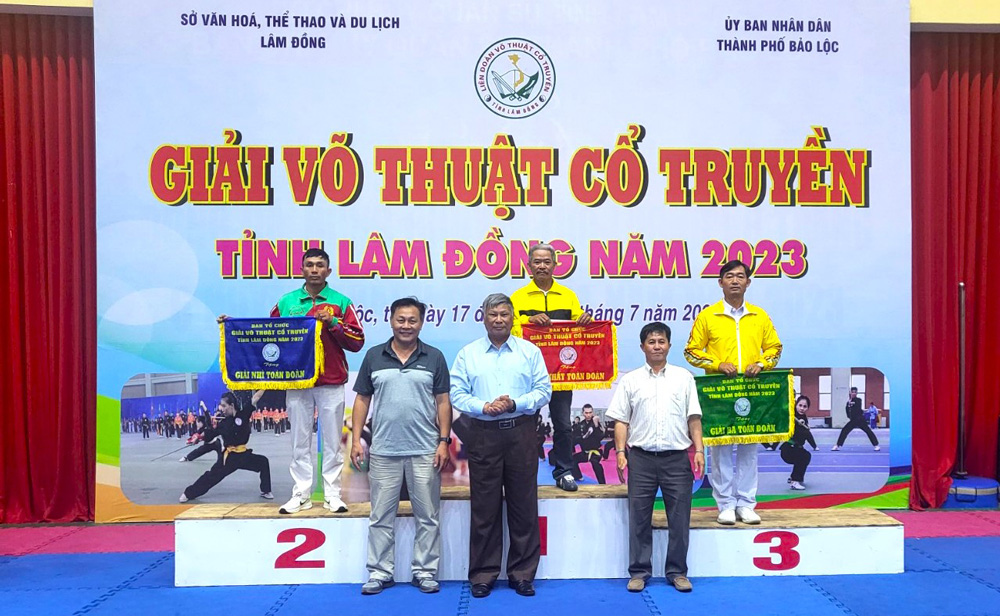TP Bảo Lộc về nhất toàn đoàn Giải Võ thuật cổ truyền tỉnh Lâm Đồng năm 2023