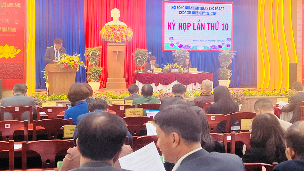 Bế mạc Kỳ họp lần thứ 10 HĐND thành phố Đà Lạt