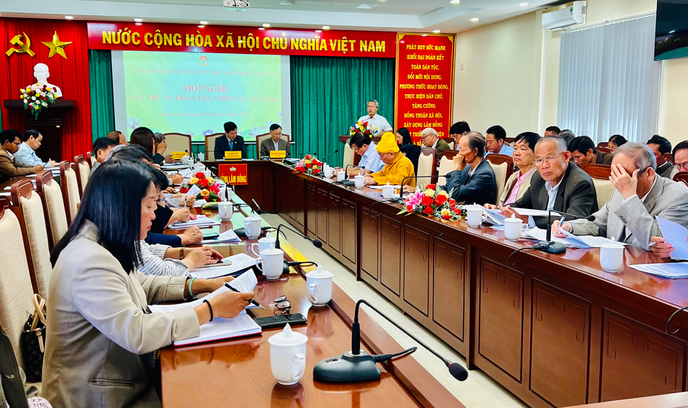 Hội nghị Ủy ban Mặt trận Tổ quốc Việt Nam tỉnh lần thứ 11, khoá VIII