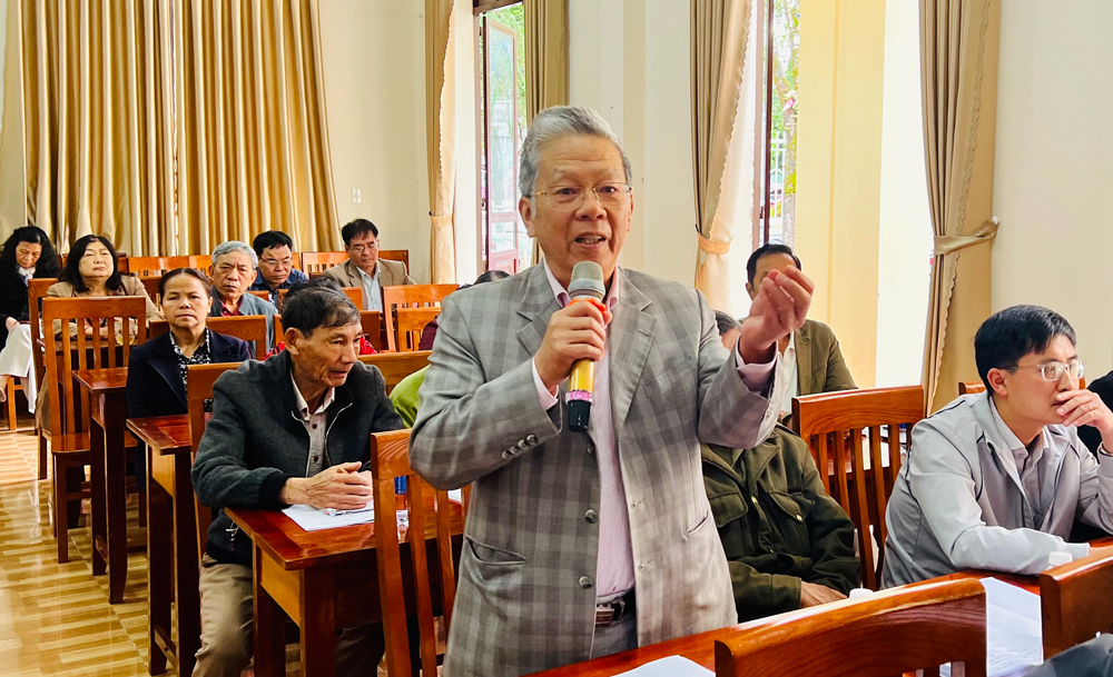 Đại biểu HĐND tỉnh, thành phố Đà Lạt tiếp xúc cử tri phường 9