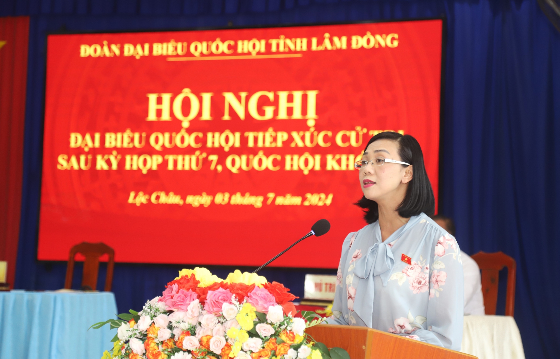 ĐBQH Trịnh Thị Tú Anh thông tin đến cử tri kết quả Kỳ họp thứ 7, Quốc hội khóa XV