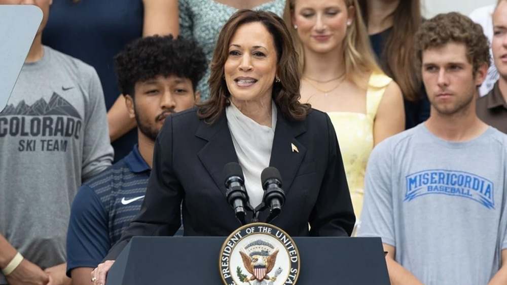 Phó Tổng thống Mỹ Kamala Harris phát biểu tại Washington, D.C. ngày 22/7/2024