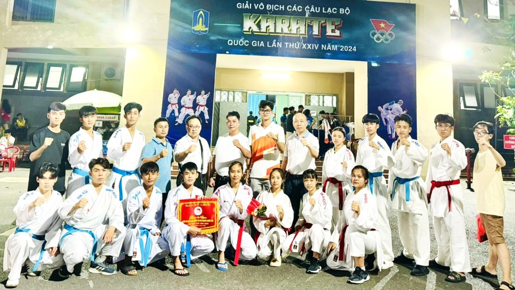 Đoàn VĐV Karate Lâm Đồng tham dự giải