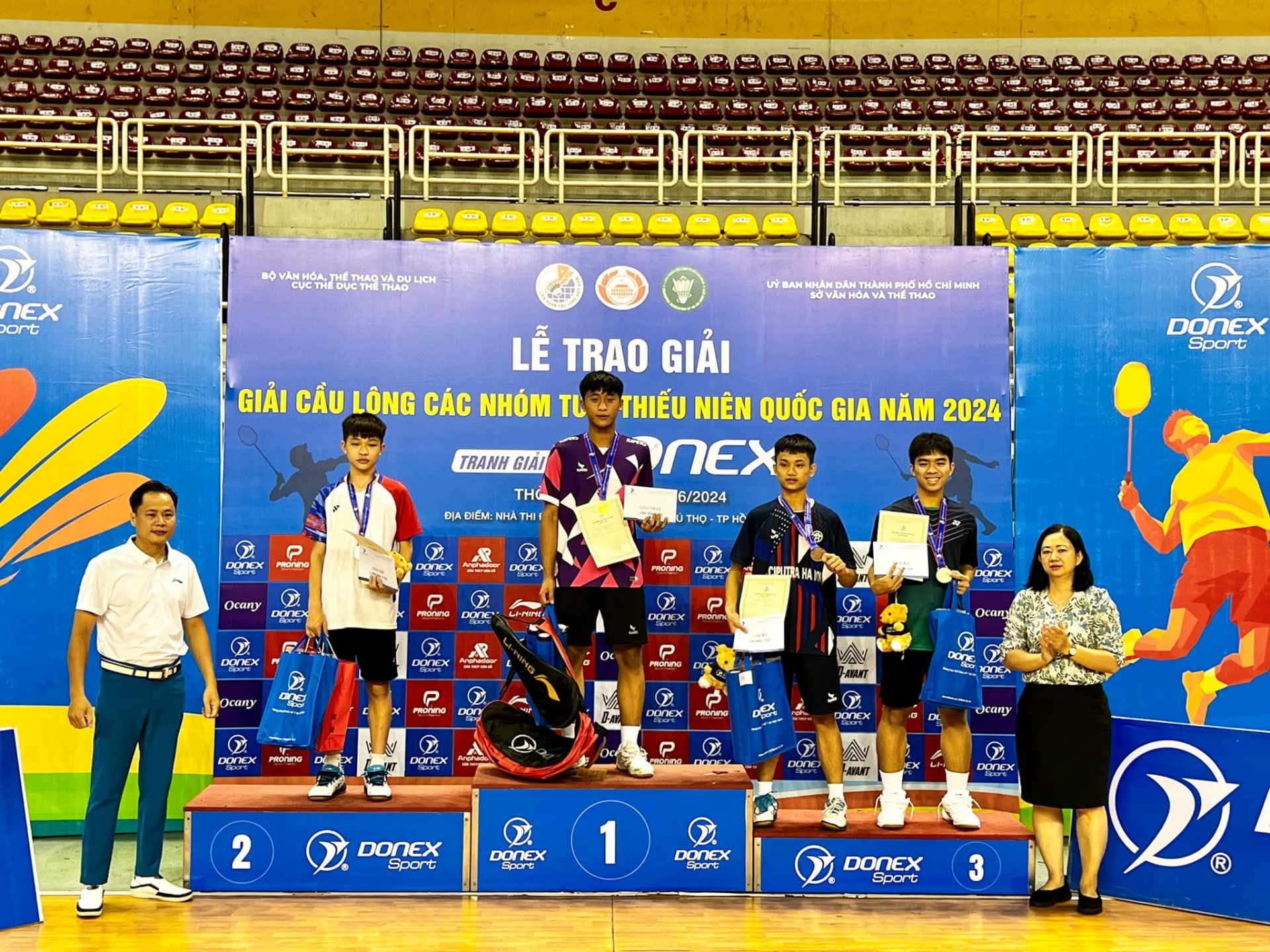 Lâm Đồng giành nhiều huy chương tại Giải Cầu lông các nhóm tuổi thiếu niên Quốc gia 2024